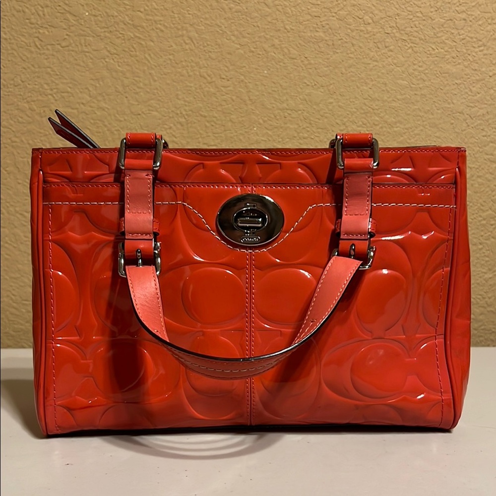 Coach Patent Leather Handbag